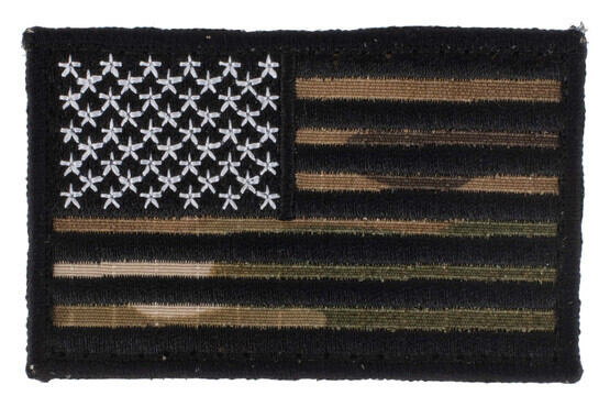 Nine Line Apparel Black Camo American Flag Cloth Patch